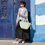 Nákupní taška přes rameno Reisenthel Shopper M Puffer iced matcha