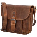 Pohodová dámská kožená crossbody kabelka Berenika, camel