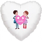Láska balónek fóliový srdíčko balonky.cz Láska balónek fóliový srdíčko balonky.cz