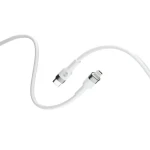 Forever Flexible kabel USB-C (M) - Lightning (M) 1 m bílá / 20W (5900495978509)