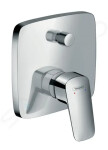 HANSGROHE - Crometta Sprchový set E 240, s baterií Logis pod omítku, chrom 27957000