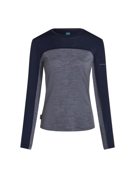 ICEBREAKER Wmns Mer 125 Cool-Lite Sphere LS Tee CB, Midnnavy Hthr/Midnnavy/Cb velikost: XL