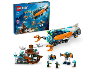 LEGO® City 60379 Hlubinná průzkumná ponorka