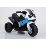 Mamido Dětská elektrická motorka BMW S1000RR tříkolka modrá