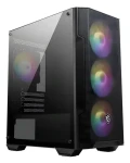 MSI MAG Forge M100A černá / Skříň PC / Micro Tower / micro ATX, Mini-ITX / tvrzené sklo / RGB (306-7G20A21-809)