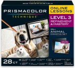 Prismacolor, ‎2154393, Prismacolor Technique, level 3, Animal Drawing Set, 28 ks