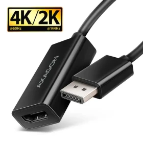 AXAGON RVD-HI20N, DisplayPort - HDMI 2.0b redukce / adaptér, 4K/60Hz (RVD-HI20N)