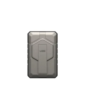 UAG Rugged PowerBank MagSafe Kickstand titanová BULK / Powerbanka / 10000 mAh / USB-C 20W / bezdrátové 10W (9B4411114036)