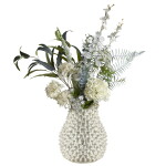 Bloomingville Umělá kytice Symphonie Bouquet White, multi barva, plast