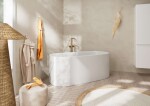 HANSGROHE - Tecturis S Vanová baterie do podlahy, kartáčovaný bronz 73440140