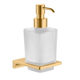 RAV Slezák - NIL - Koupelnový doplněk Dávkovač tekutého mýdla skleněný, Zlatá - kartáčovaná NLA0303ZK NLA0303ZK