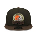 New Era Pánská kšiltovka Cleveland Browns NFL 2022 On-Field Salute to Service 9FIFTY Snapback Velikost: S/M