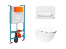 Závěsný WC set do lehkých stěn / předstěnová Vitra S60 SIKOVSW3 SIKOVSW3