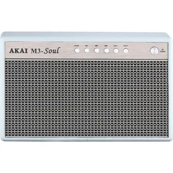AKAI M3 SOUL bílá / Bezdrátový reproduktor / Bluetooth / 20W / 2x USB / AUX (4905192533571)