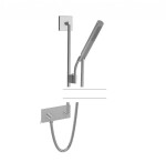 HANSA - Living Set sprchové hlavice, tyče a hadice, chrom 44420100