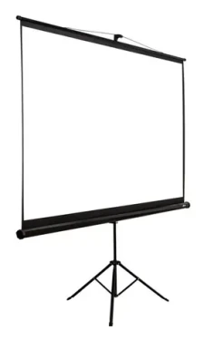 AVELI Stativ projekční plátno 120" / 265x149 cm (16:9) / rolovací ručně / černý tubus (XRT-00088B)