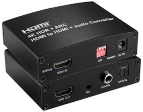 PremiumCord HDMI2.0 Repeater / Extender 4Kx2K@60Hz s oddělením audia / stereo jack / Toslink / RCA (khcon-41)