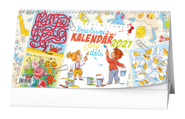 Stolní kalendář 2027 Baloušek Kreativní pro děti