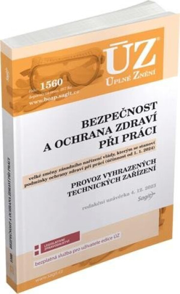 ÚZ 1560 Bezpečnost ochrana zdraví