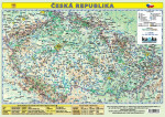 Česká republika mapa A3 lamino