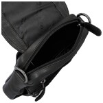 Trendy pánská kožená crossbody taška GW Gawain, černá