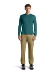 ICEBREAKER Mens Merino 150 Ace LS Tee UPF, Tidal Teal (vzorek) velikost: M