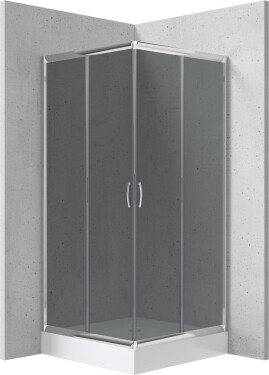DEANTE - Sprchový kout Funkia, čtvercový, s vaničkou, 90x90 cm KYCZ441K