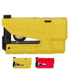 Zámek na kotoučovou brzdu s alarmem Abus Granit Detecto X-Plus 8077 - Žlutá