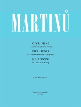 KN Čtyři písně na slova české lidové poezie