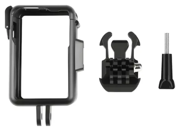 Puluz PU883B černá / Držák / DJI Osmo Action 5 Pro, 4, 3 / Cold shoe / Otevřený ochranný rám (PU883B)
