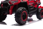 Mamido Elektrické autíčko Buggy UTV 4x4 s vlečkou 24V | 4x200W červené