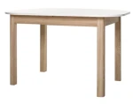 Rozkládací jídelní stůl Toledo 120x90 cm, dub sonoma/bílý