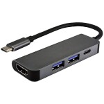 Manhattan USB 2.0 adaptér [1x USB-C® zástrčka - 1x zástrčka DisplayPort] USB-C auf DisplayPort-Kabel Stecker/Stecker 4K@