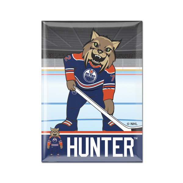 Wincraft Magnet Edmonton Oilers NHL Metal Magnet MASCOT