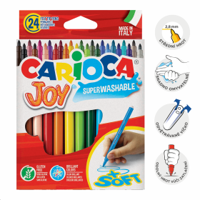 Carioca fixy Joy, 24 ks, mix barev
