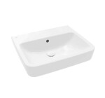 VILLEROY & BOCH - O.novo Umyvadlo 55x46 cm, s přepadem, bez otvoru pro baterii, CeramicPlus, alpská bílá 4A41MLR1