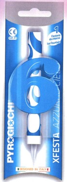 Dortová fontána číslo 6 modrá Pyrogiochi Dortová fontána číslo 6 modrá Pyrogiochi