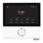 EVOLVEO DoorPhone AHD7, Sada domácího WiFi videotelefonu s ovládáním brány nebo dveří bílý monitor