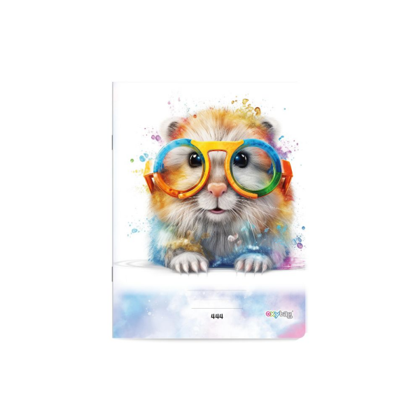 Sešit A4 444 crazy animals křeček
