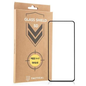 Tactical Glass Shield 5D sklo pro Poco X4 GT Black 8596311190995