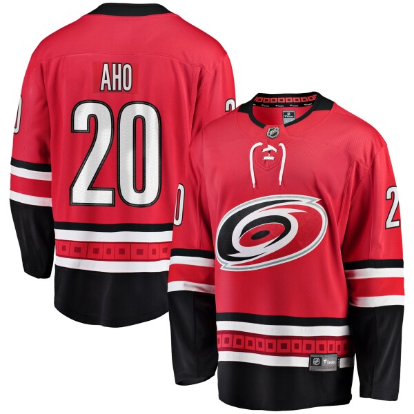 Fanatics Pánský Dres Carolina Hurricanes #20 Sebastian Aho Breakaway Alternate Jersey Distribuce: USA