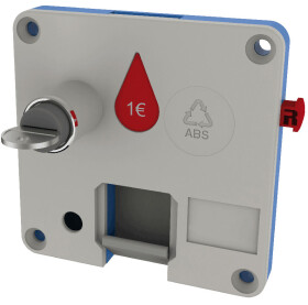 Lehmann Nábytkový zámek na mince BASIC :: levý (336219)