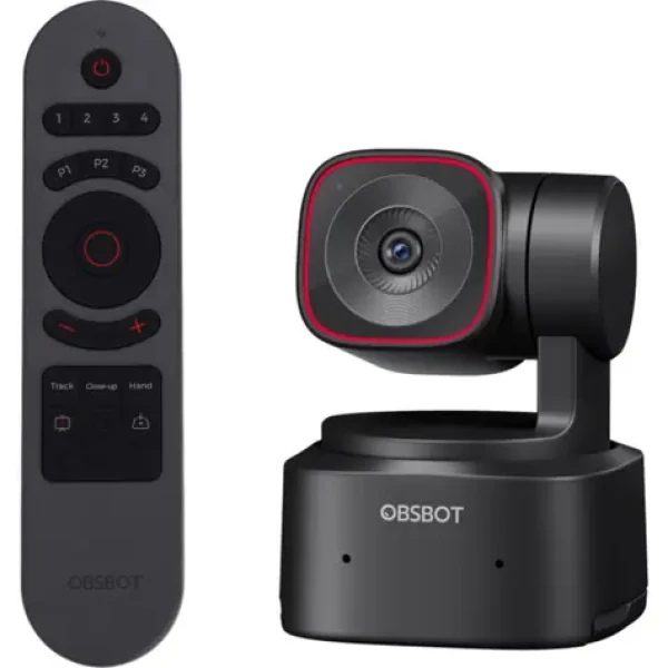 OBSBOT Tiny 2 Lite Remote Combo PTZ černá / Webkamera / 1920 x 1080 / USB (OBS-TINY2-LITE-SET-REMOTE)