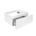 Koupelnová skříňka s umyvadlem SAT Evolution 78x30x44,8 cm bílá mat SATEVO80WMU2B SATEVO80WMU2B