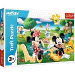 Trefl Puzzle Mickey Mouse Mezi přáteli - Mickey Mouse with friends / 24 dílků MAXI