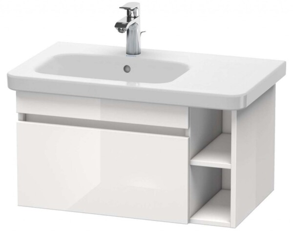 DURAVIT - DuraStyle Umyvadlová skříňka 40x73x45 cm, 1 zásuvka, lesklá bílá DS639402222