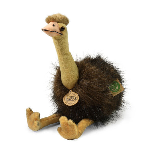 Plyšový pták emu 28 cm, ECO-FRIENDLY
