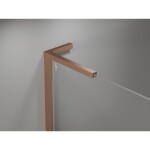 MEXEN/S - Mist-H L Duo sprchový kout dveře křídlové 120 x 70, transparent, měď kartáčovaná 8A5L-120L-070P-65-00