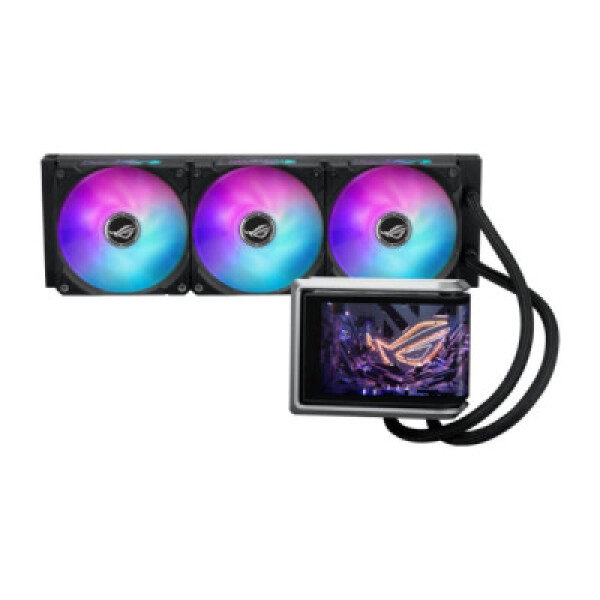 ASUS vodní chladič CPU AIO ROG RYUO IV 360 ARGB, 3x120mm, LGA1851, AM5, černá EDF_1887885
