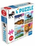 4 puzzle Kočka